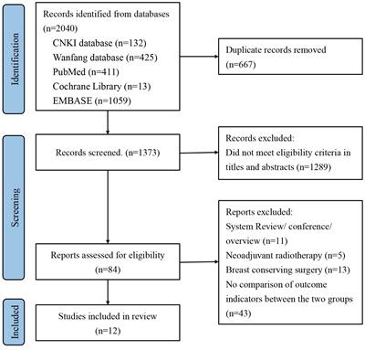 Curative effect of immediate reconstruction after neoadjuvant chemotherapy for breast cancer: a systematic review and meta-analysis